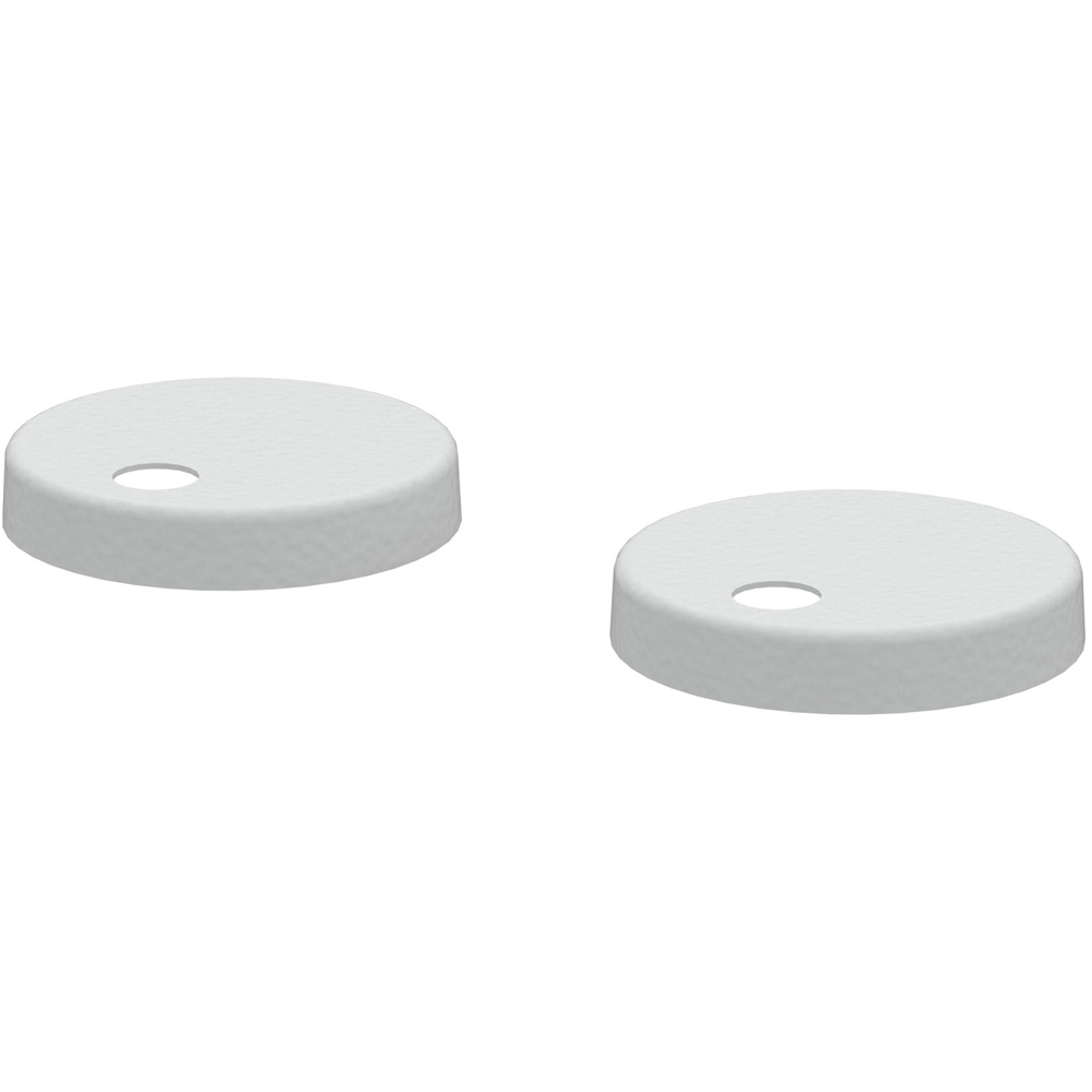 Bathstore White Toilet Seat Cover Cap 2 Pack Image 4