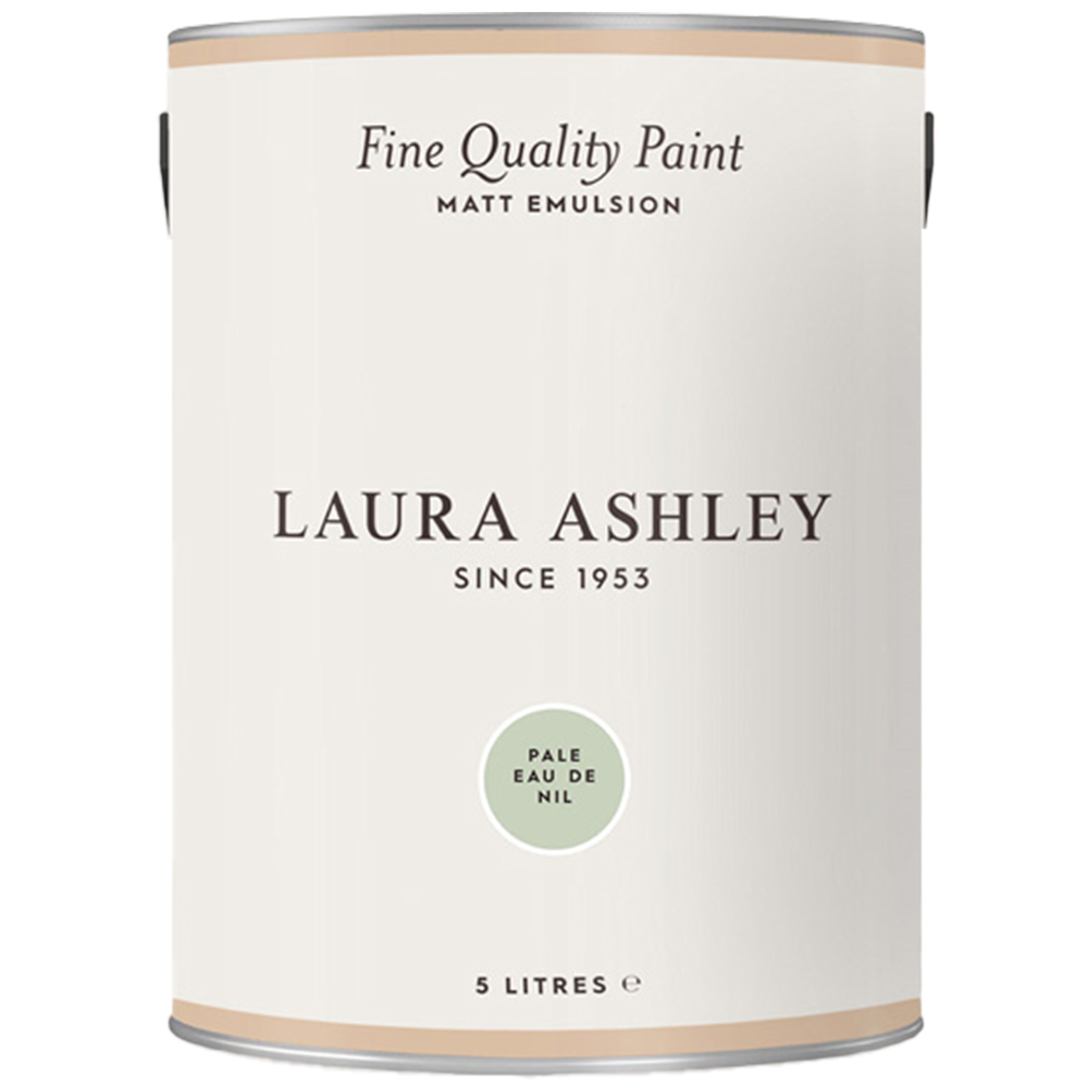 Laura Ashley Pale Eau De Nil Matt Emulsion Paint 5L Image 2