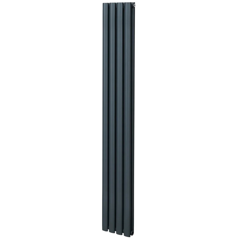Monster Shop 3211BTU Anthracite Grey Oval Column Radiator 1800 x 240mm Image 3