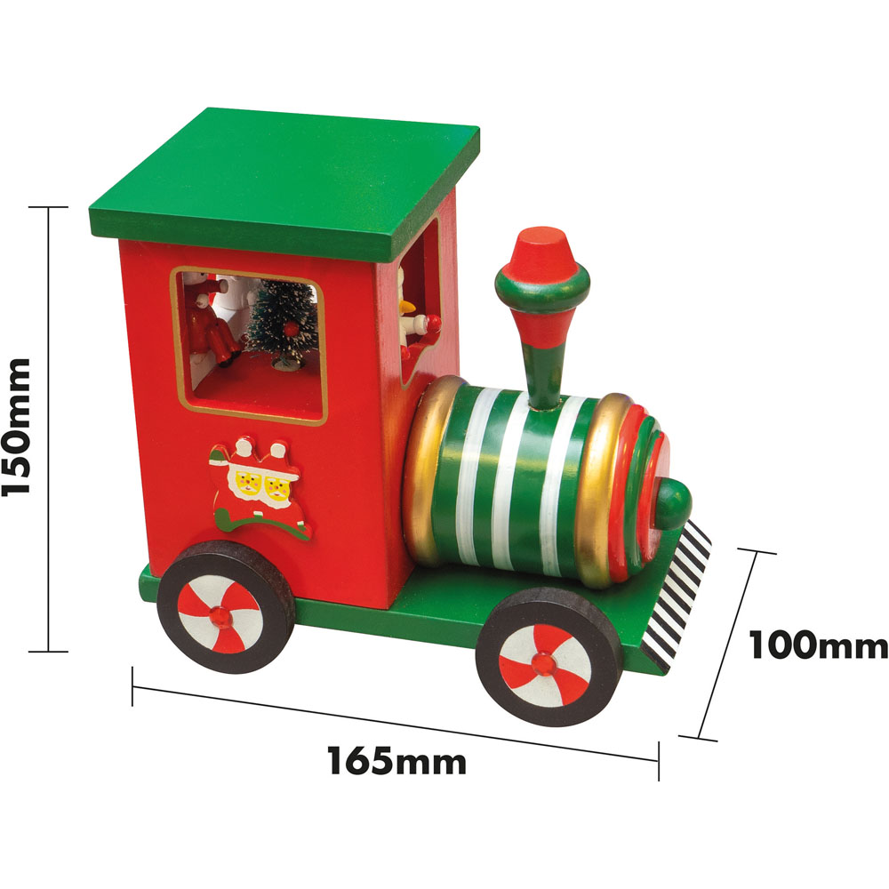 St Helens Multicolour Wooden Train Music Box Image 8