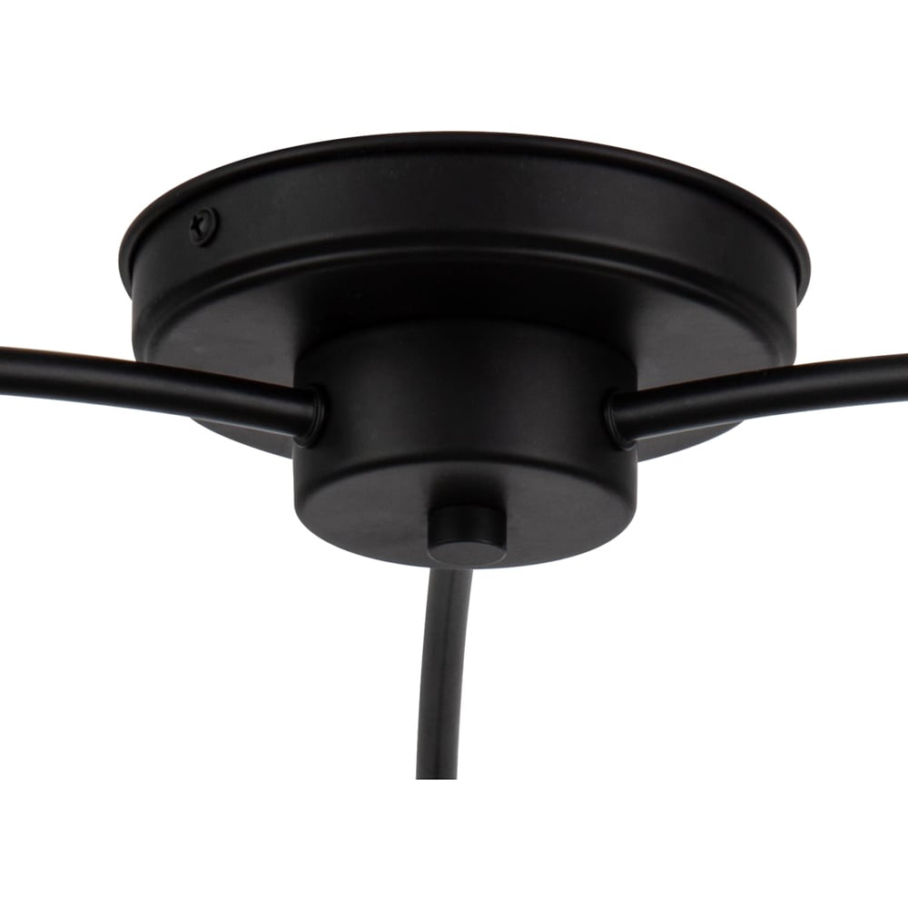 Cosylyte Linton 3 Light Industrial Matt Antique Brass Ceiling Light Image 5