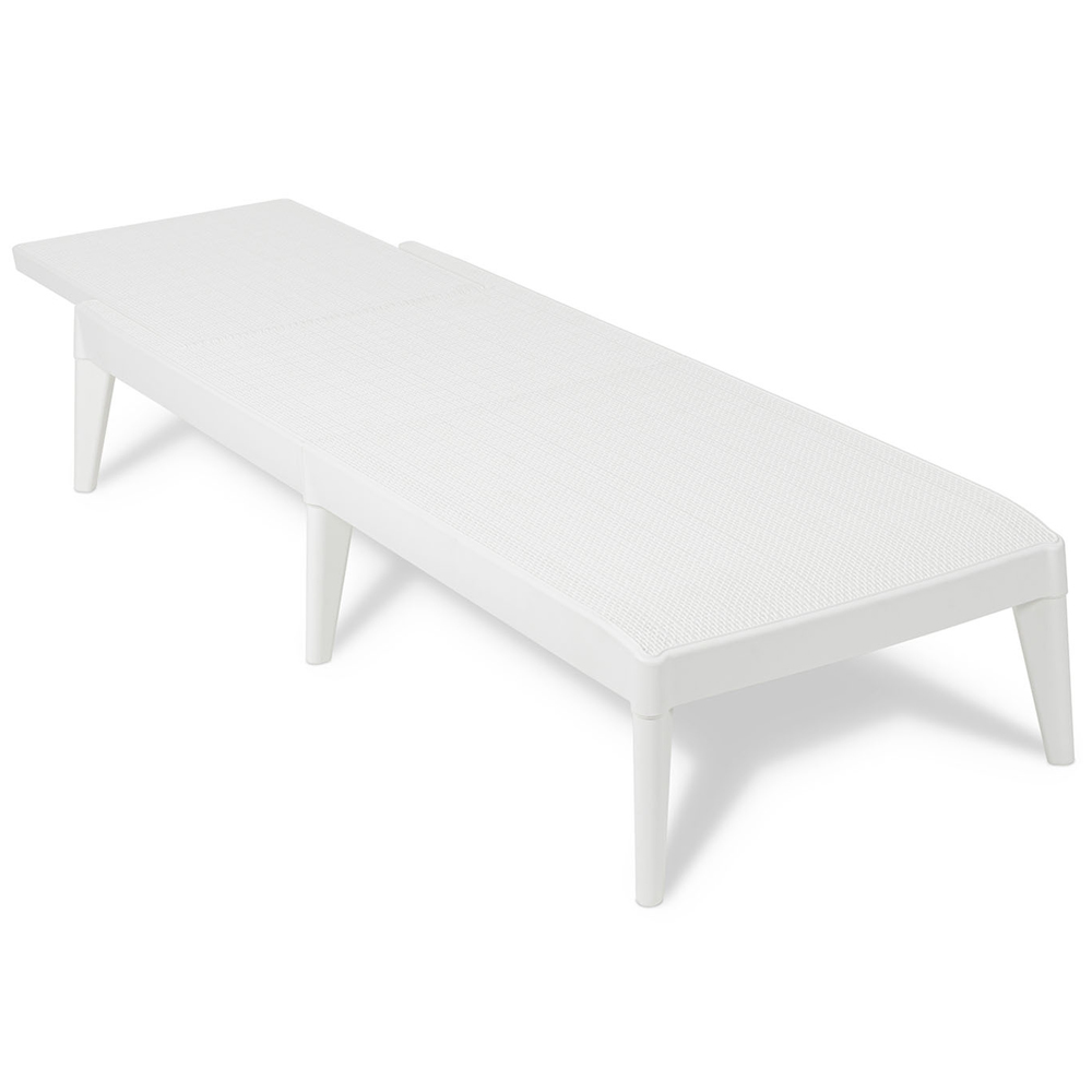 Sirolo White Sun Lounger Image 3