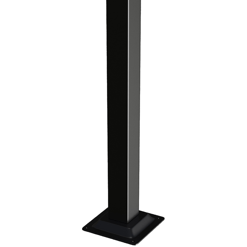 Living and Home Dark Grey Retractable Garden Pergola with Canopy 3.95 x 2.95m Image 4