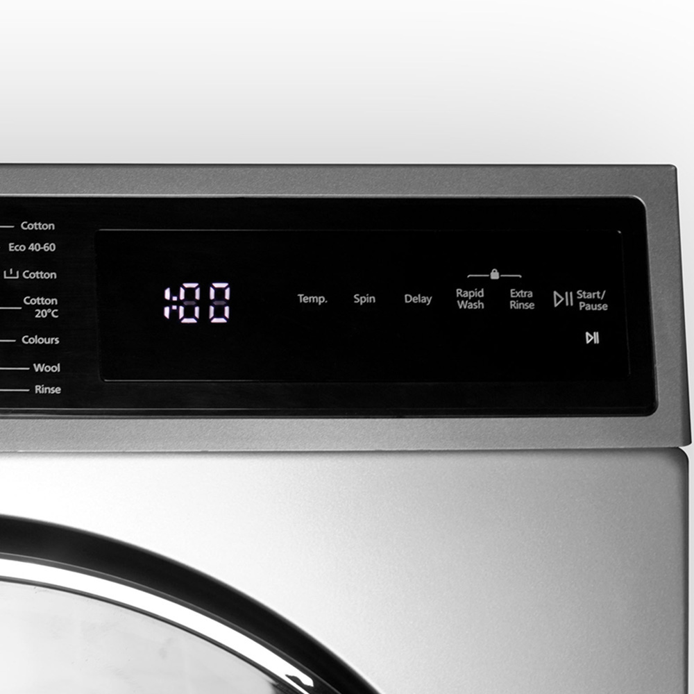 Montpellier MWM814BLS 8kg Silver Wide Washing Machine Image 7