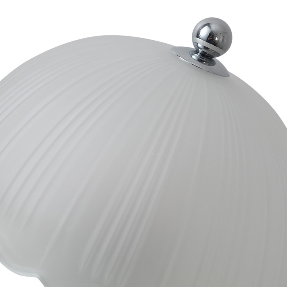 Living and Home Scalloped Table Lamp Image 3