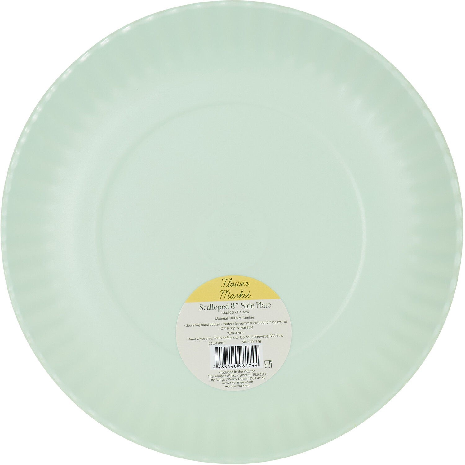 Flower Market Scalloped Plate Side Plate Image 6