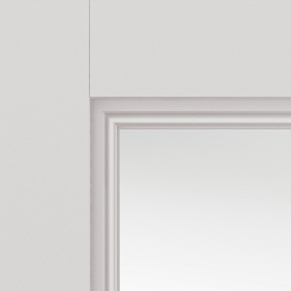 JB Kind Catton White Primed Glazed Internal Door 1981 x 610mm Image 3