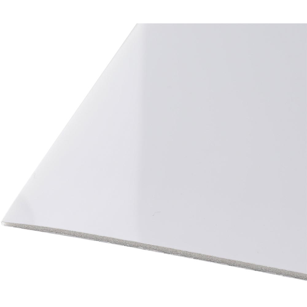 Living and Home White Marble Peel and Stick Wall Sticker 60 x 30cm 10 Pack Image 5