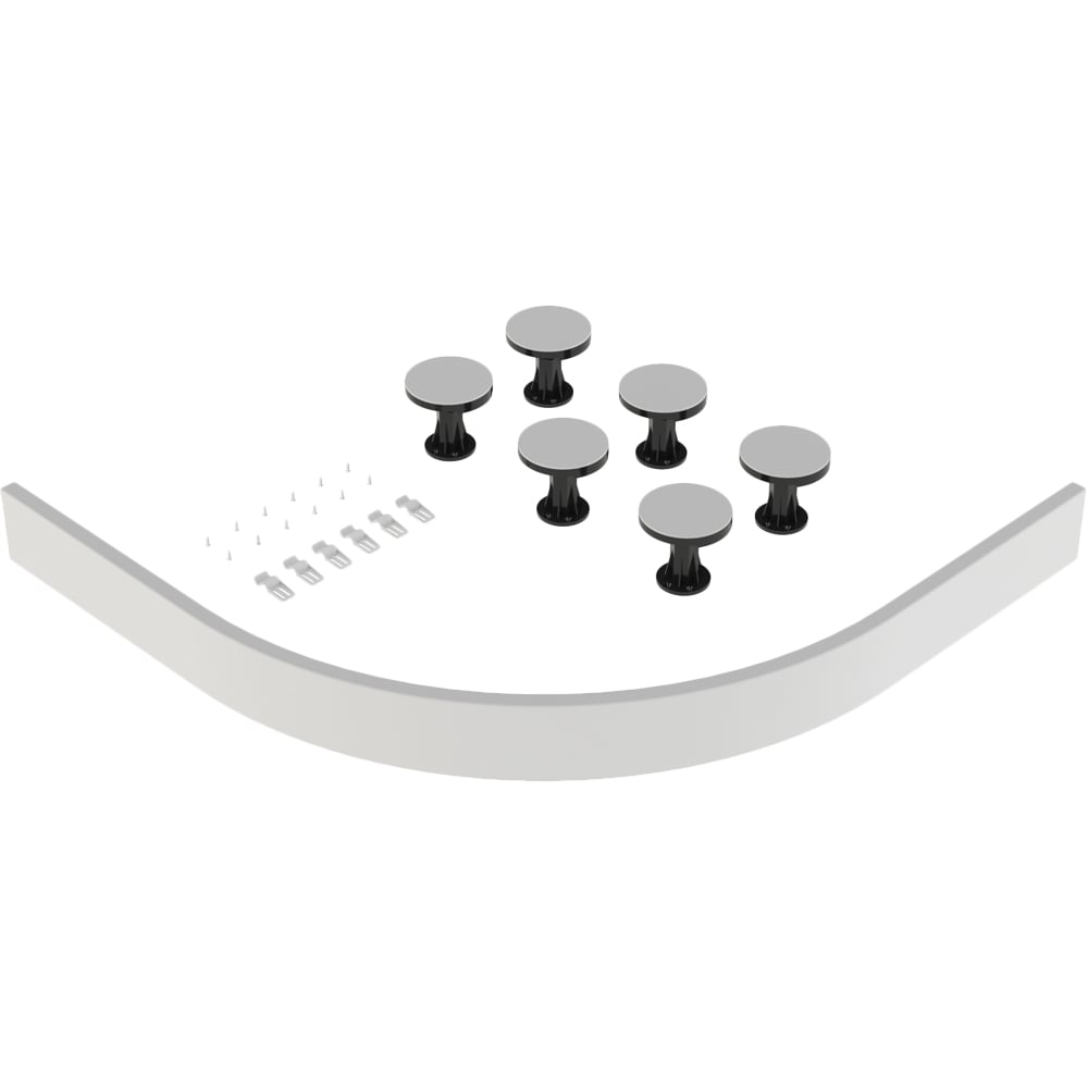 nuie White 700-900 Quad and Offset Tray Leg Set Image 1