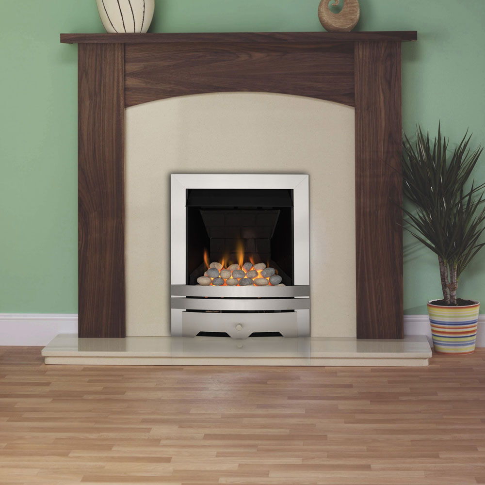 Focal Point Lulworth Chrome Multiflue Gas Fire Image 3