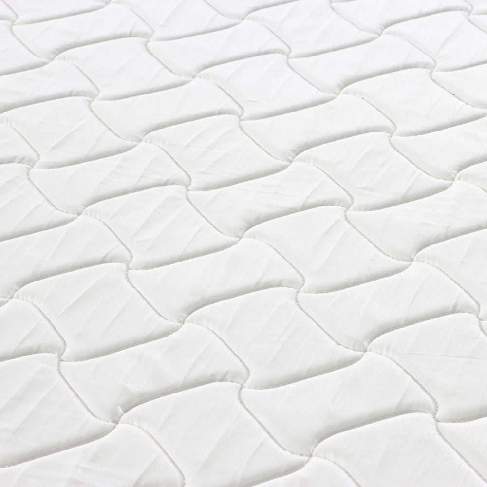 Home Source Orion Small Double White Quilted Medium Firm Bonnell Coil Mattress Image 3