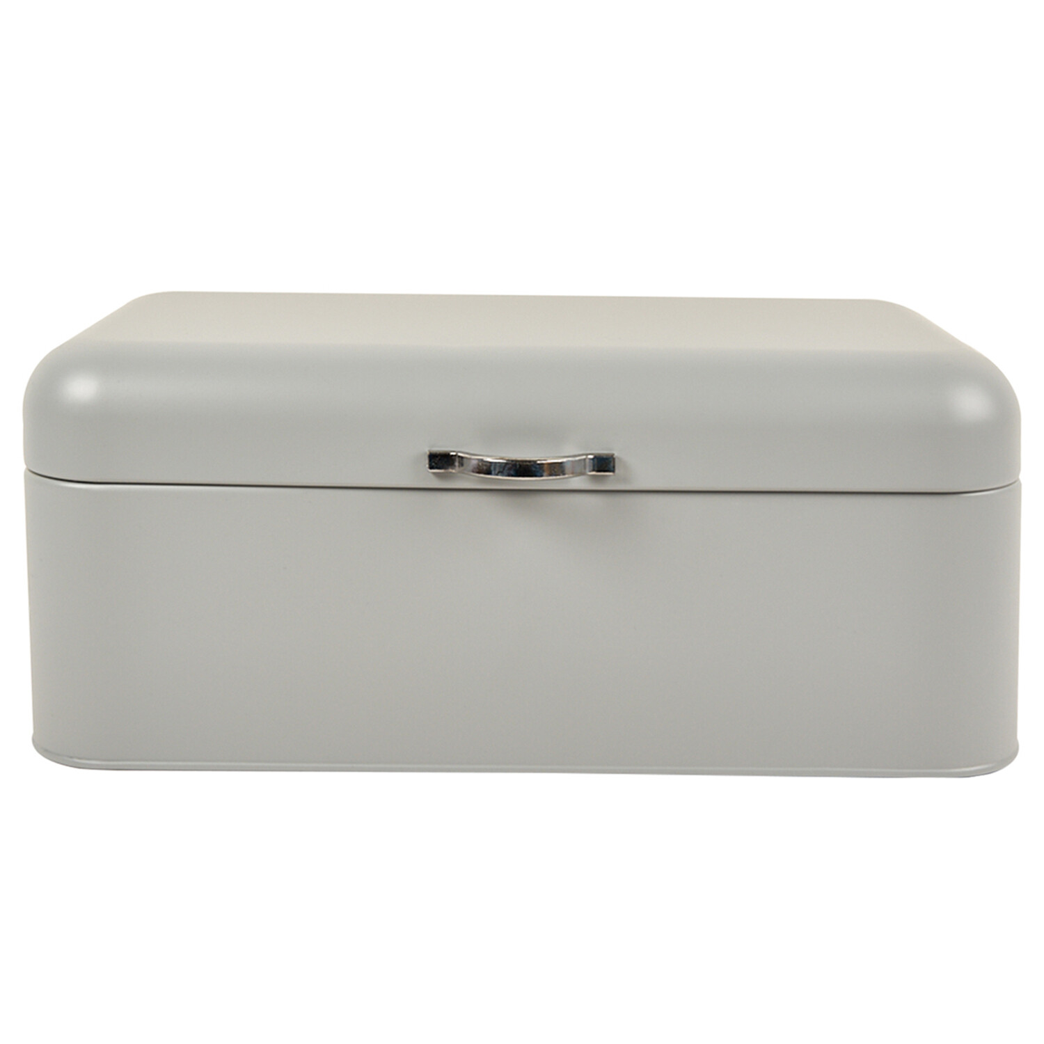 Grey Rectangular Bread Bin - Grey Image 1