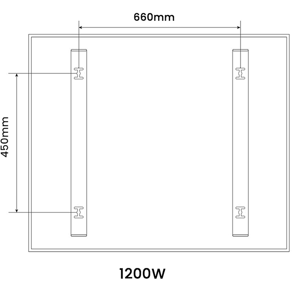 Mirrorstone Classic 1200W Infrared Heating Panel 995 x 1195mm Image 9