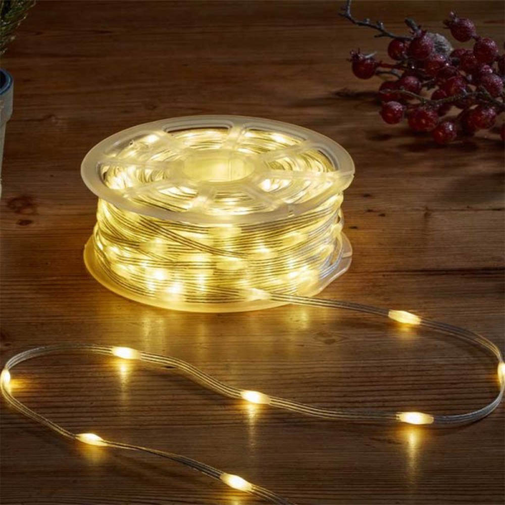 Samuel Alexander 500 Warm White and Multicolour LED Clear String Light 38m Image 4