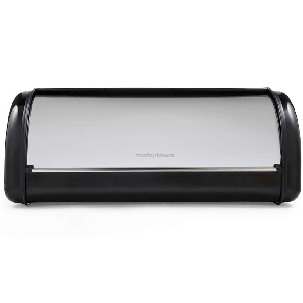 Morphy Richards Equip 12L Black Roll Front Bread Bin Image 3
