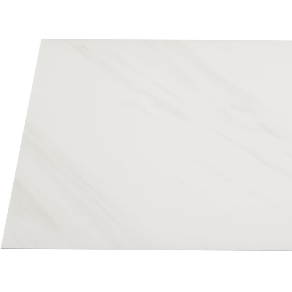 Living and Home Marble Patterned Cream White PVC Self Adhesive Wall Sticker 10 Pack Image 5