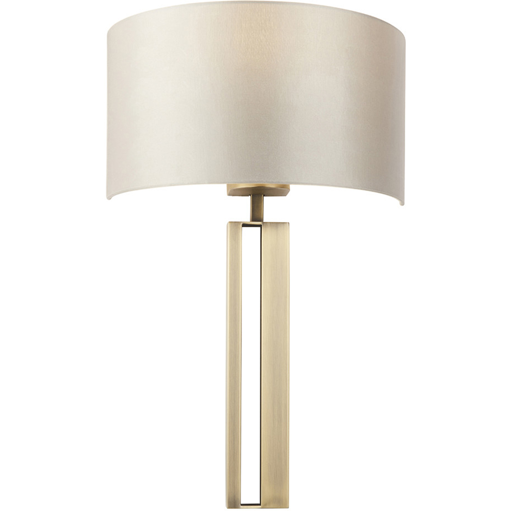 Merano Macerata Antique Brass and Mink Wall Lamp Image 3