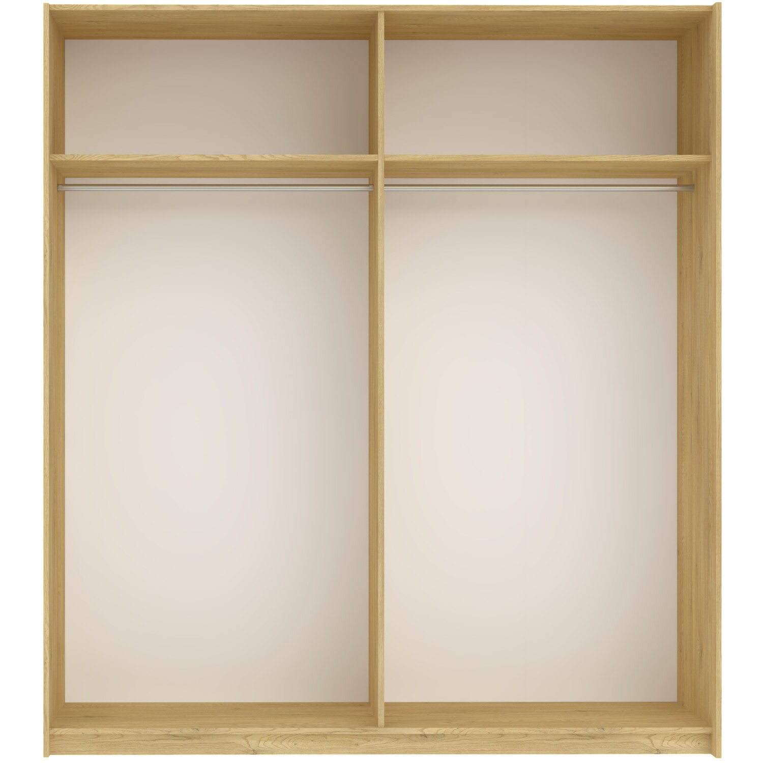 Andora Large Sliding Wardrobe Cream and Anthracite Image 2