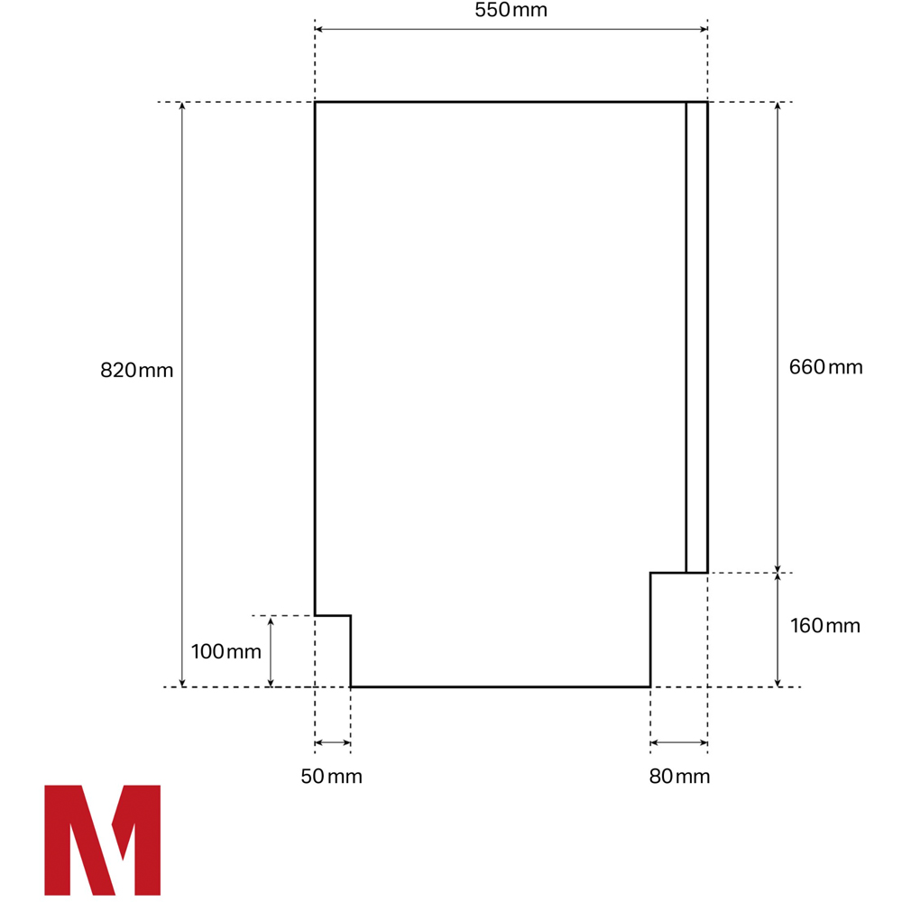 Montpellier MDWBID4553 45cm Slimline Integrated Dishwasher Image 4