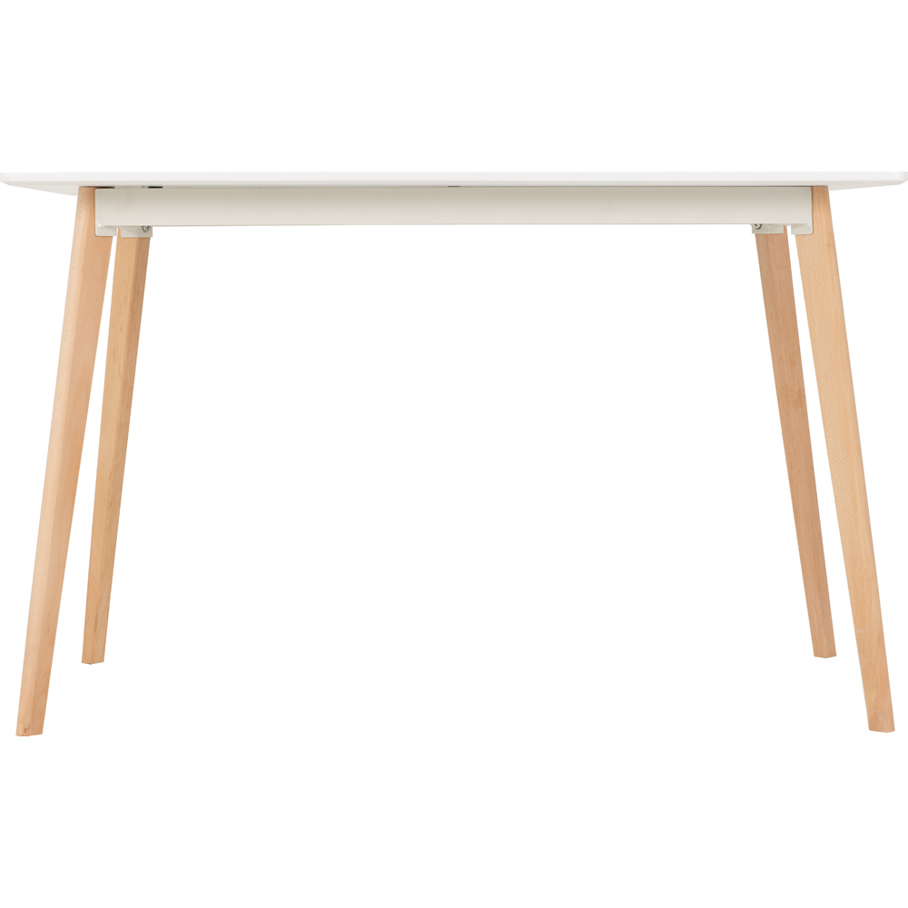 Seconique Bendal White Beech Dining Table Image 3
