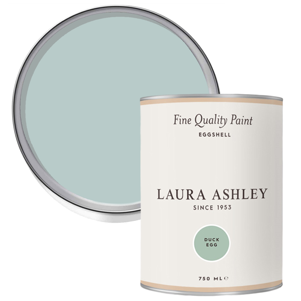Laura Ashley Duck Egg Eggshell Paint 750ml Image 1