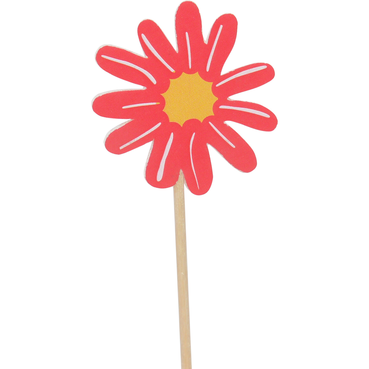 Pack of 12 Daisy Daze Cupcake Cases & Toppers - Pink Image 3