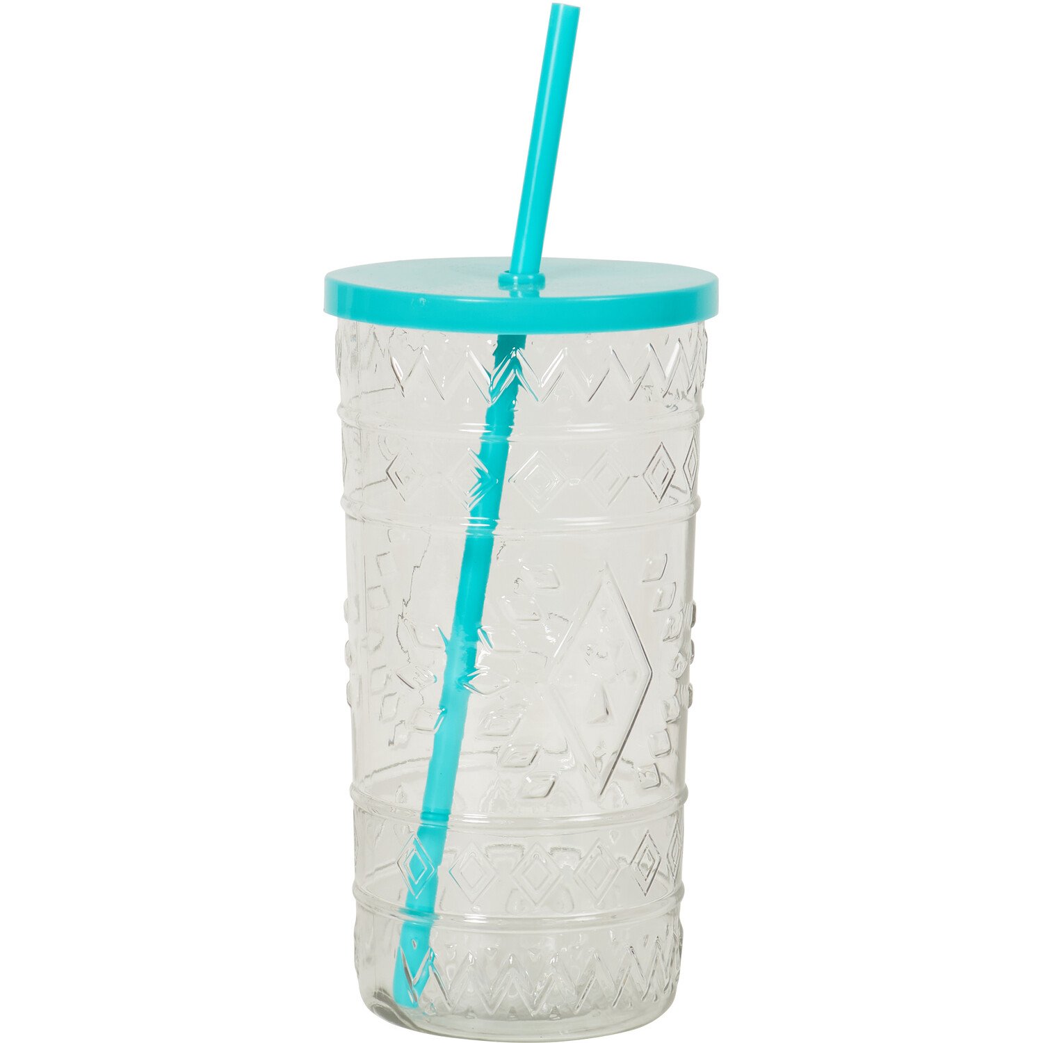 Tiki Tumbler with Straw - Clear Image 4