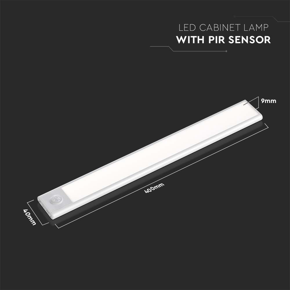 V-TAC 2 Pack 2W LED Cabinet Light with PIR Motion Sensor Image 9