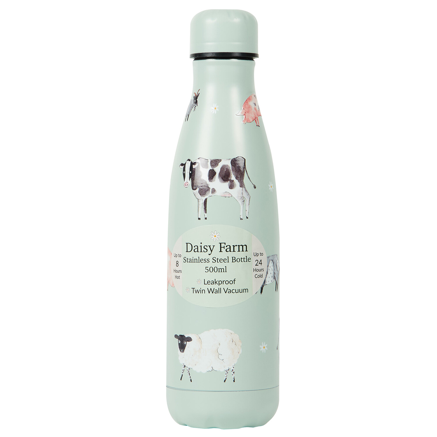 Daisy Farm Vacuum Bottle 500ml - Grey Image 2