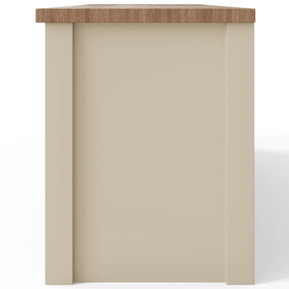 GFW Lancaster 2 Door 2 Shelf Cream Large TV Unit Image 5