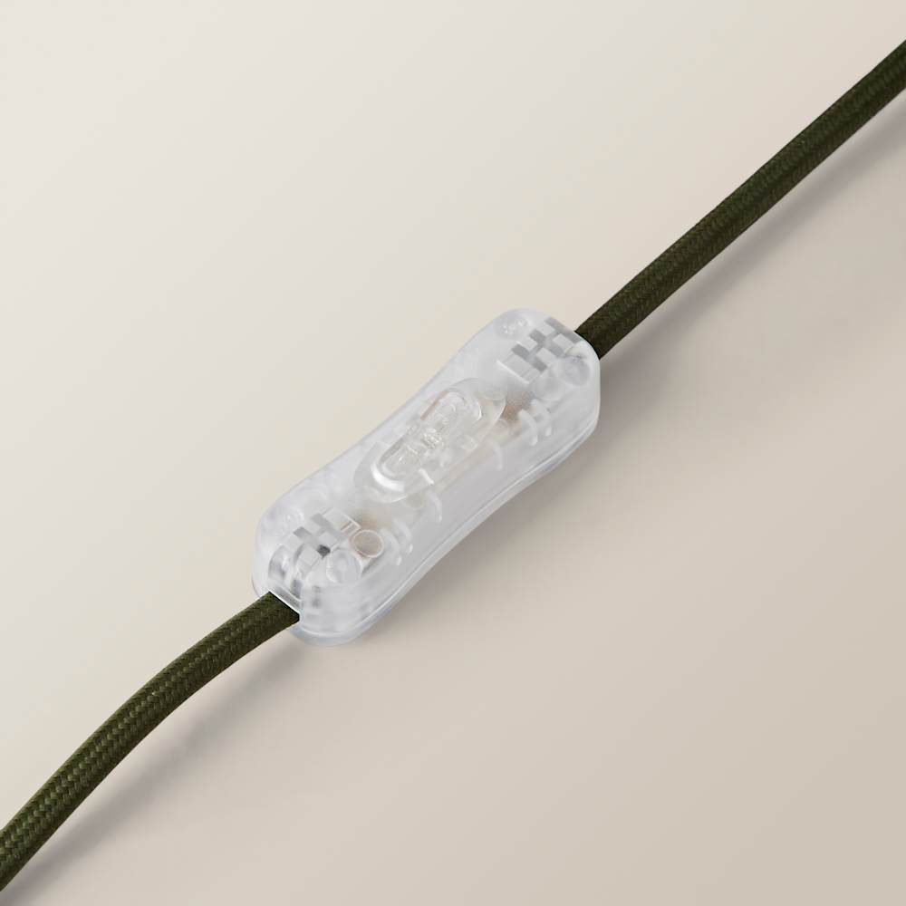 ValueLights Belinda Green Confetti Glass Table Lamp with Drum Shade and Bulb Image 5