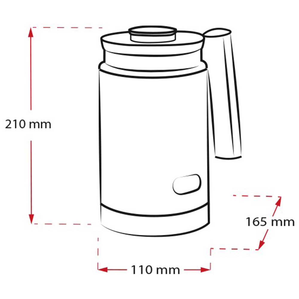 Melitta Cremio II Stainless Steel Milk Frother Image 8