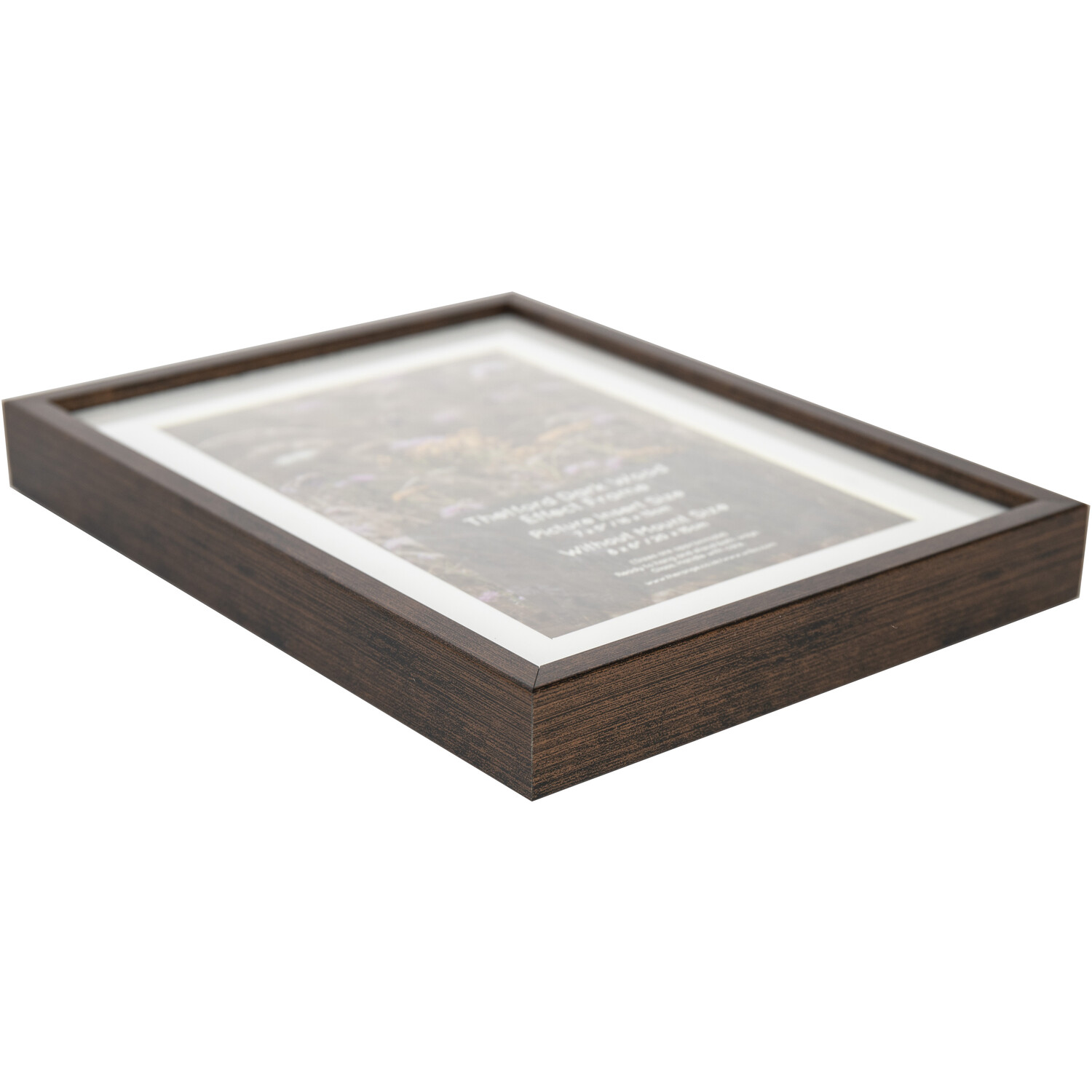 Thetford Dark Wood Effect Frame Brown 6 x 8in Image 3