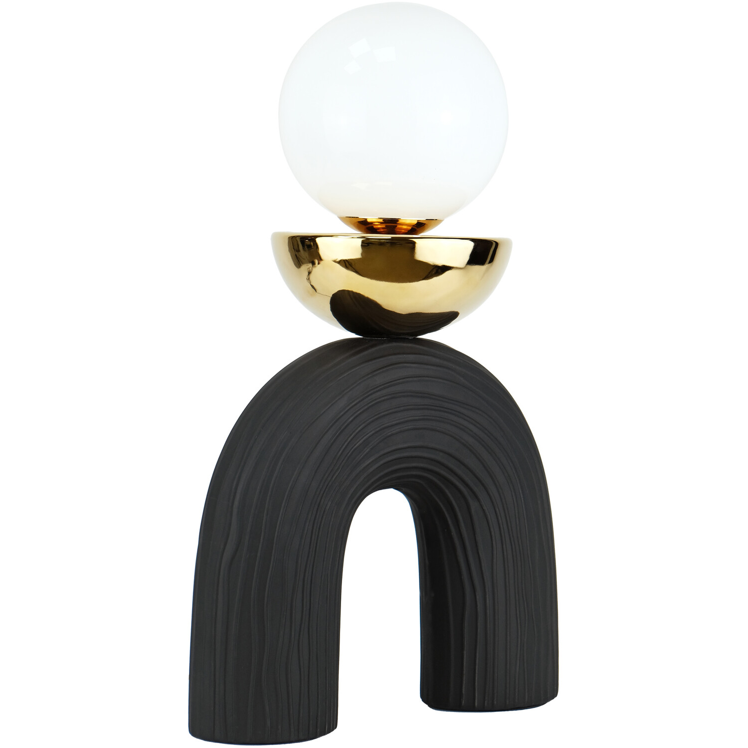 Ozias Table Lamp Black and Gold Image 8