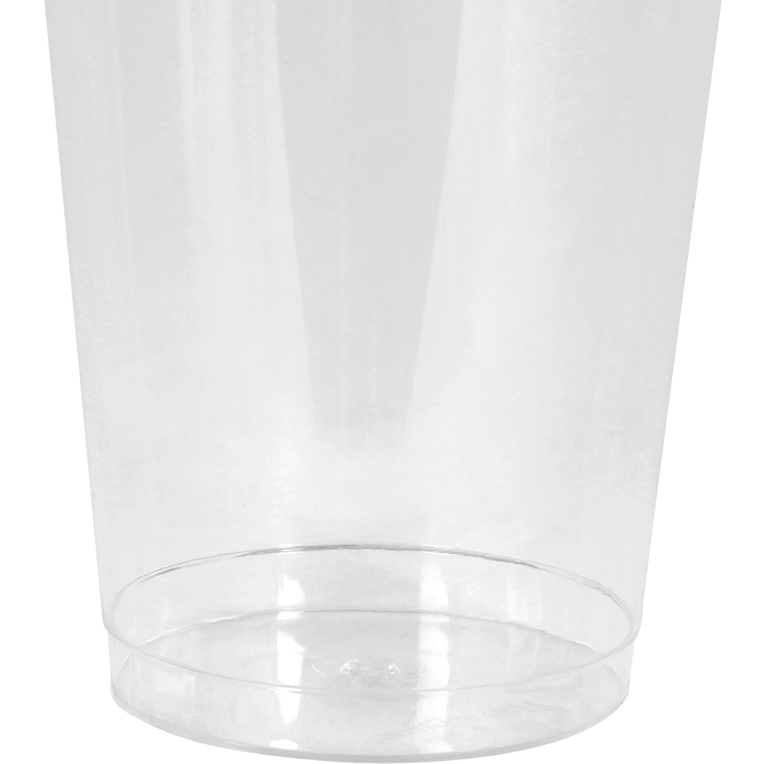 Pack of 8 Gold Rim Plastic Cups - Gold Image 4