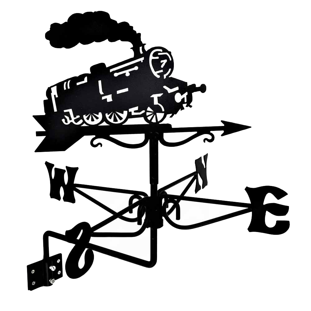 Espira Steam Train Mini Black Weathervane Image 2