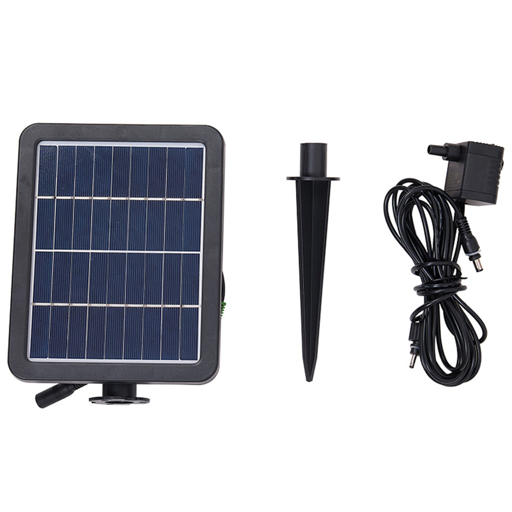 Living and Home 3 Tier Solar Powered LED Light Water Fountain Image 3