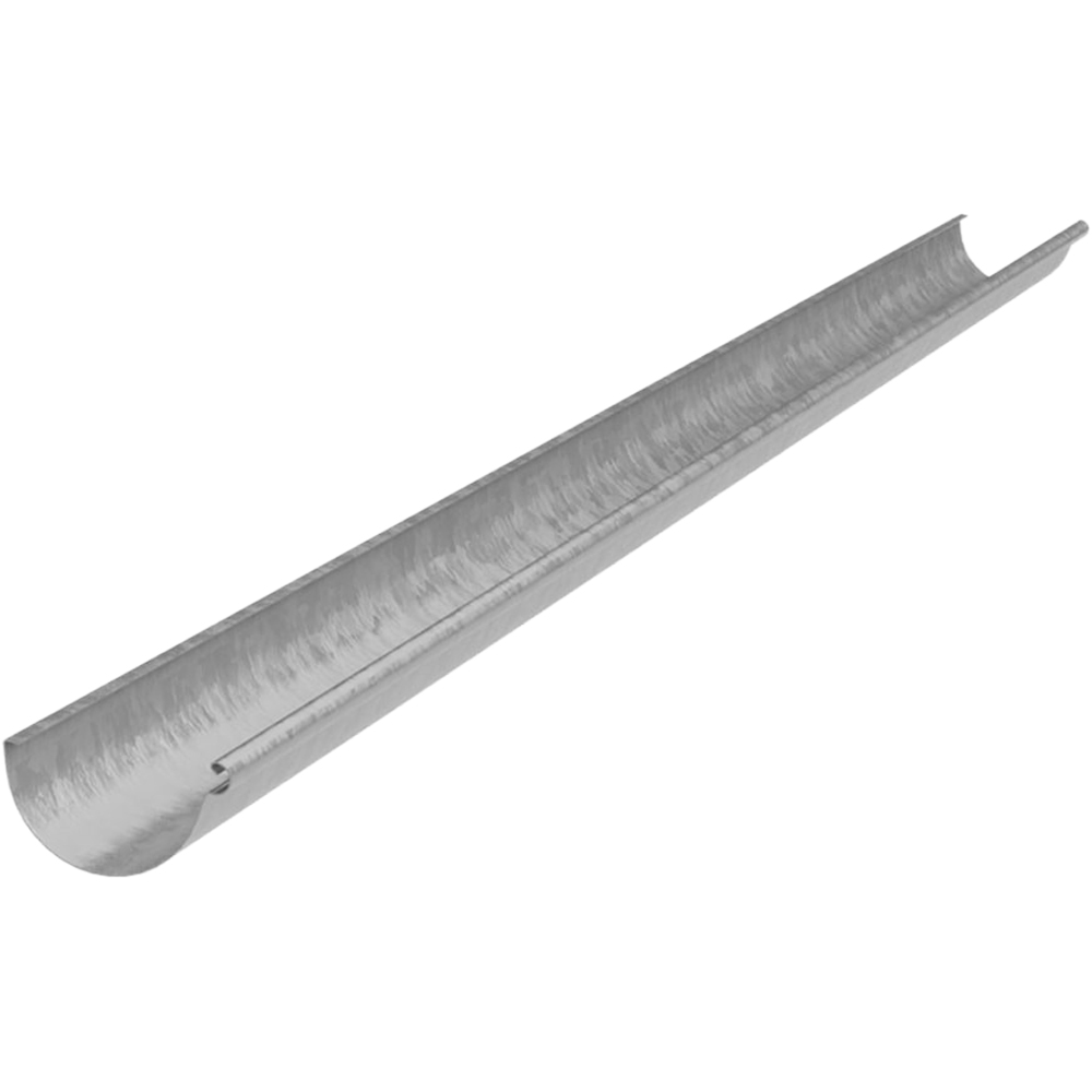Galeco Steel Half Round Gutter Kit Galvanised 135mm Image 2