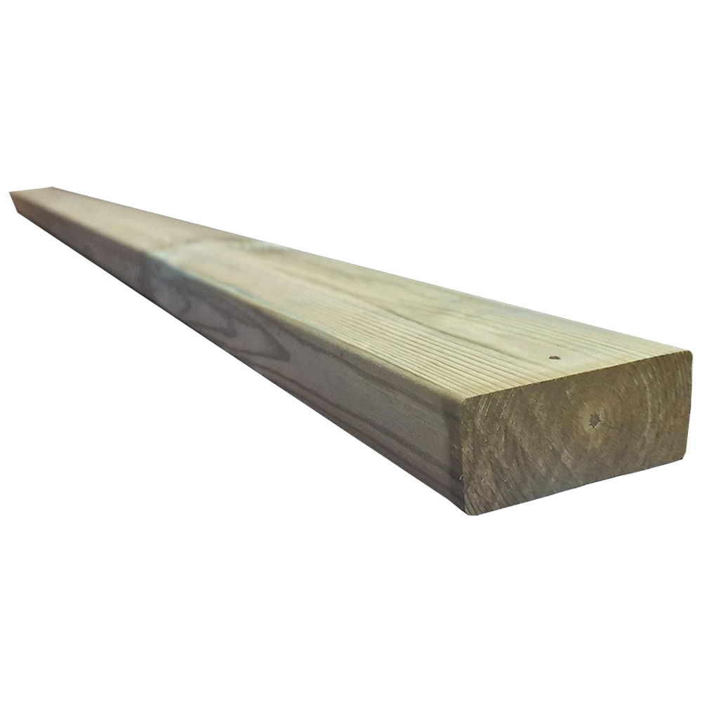 Snowdon Timber 4 x 2 inch Pressure Treated Garden CLS Decking Joist 2.4m x 89mm 20 Pack Image 1