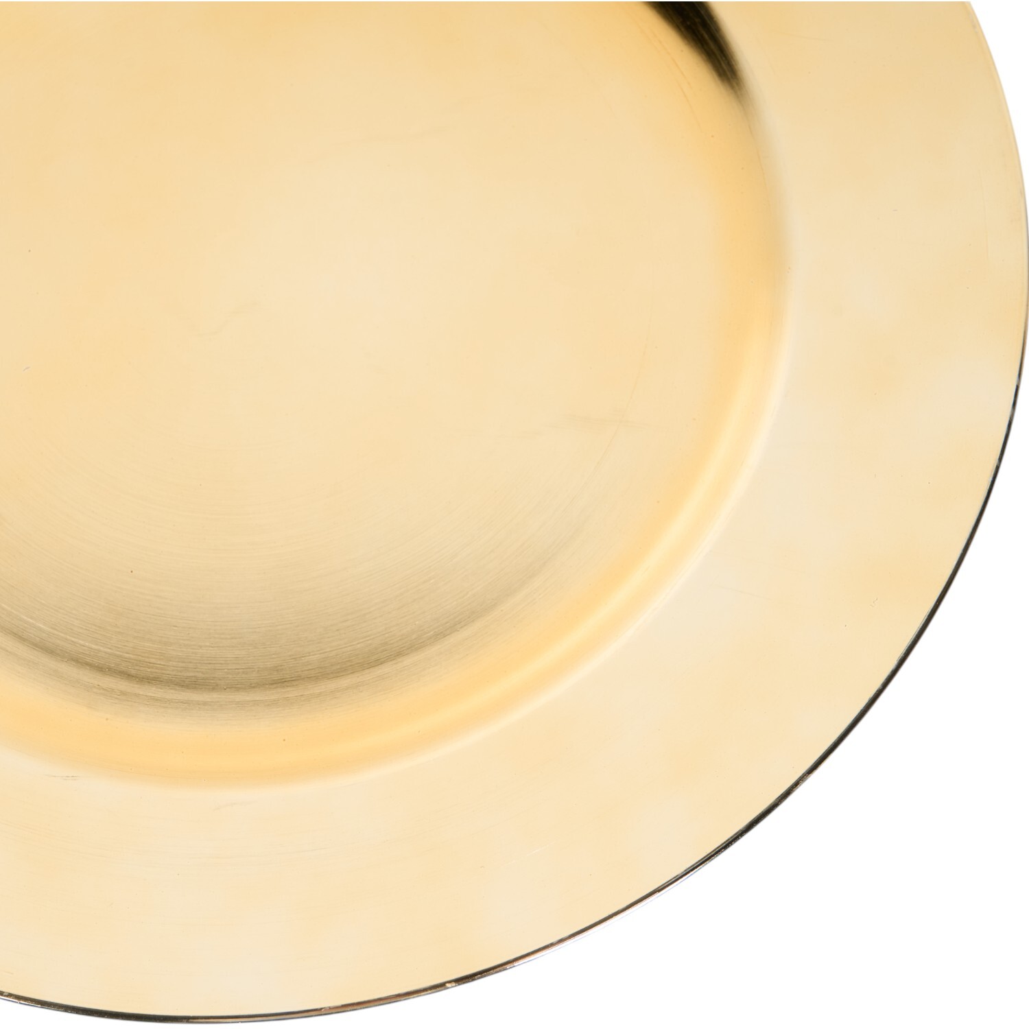 Plastic Charger Plate Gold Image 2