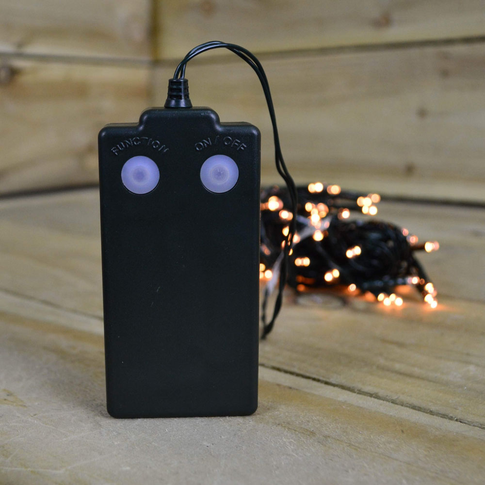 Premier TimeLights 100 Vintage Gold LED Multi-Function Christmas String Light 10m Image 6