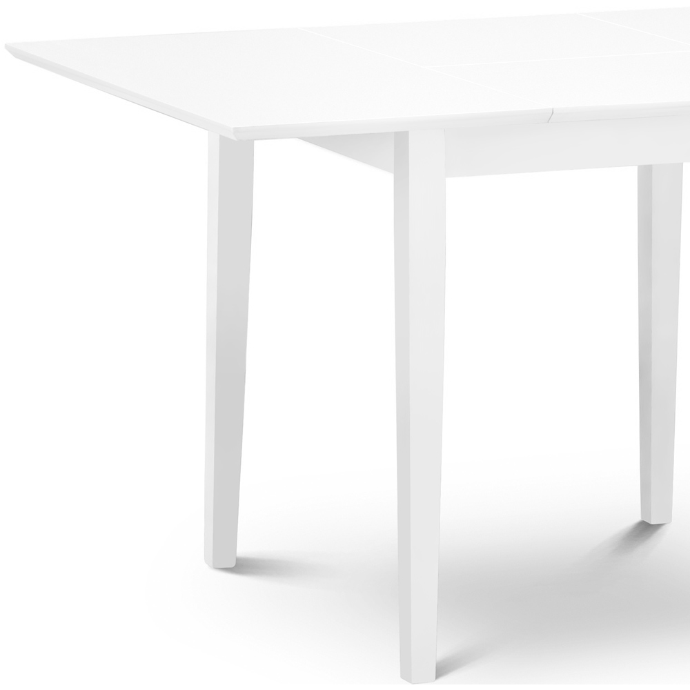 Julian Bowen Rufford Extending Dining Table White Image 6