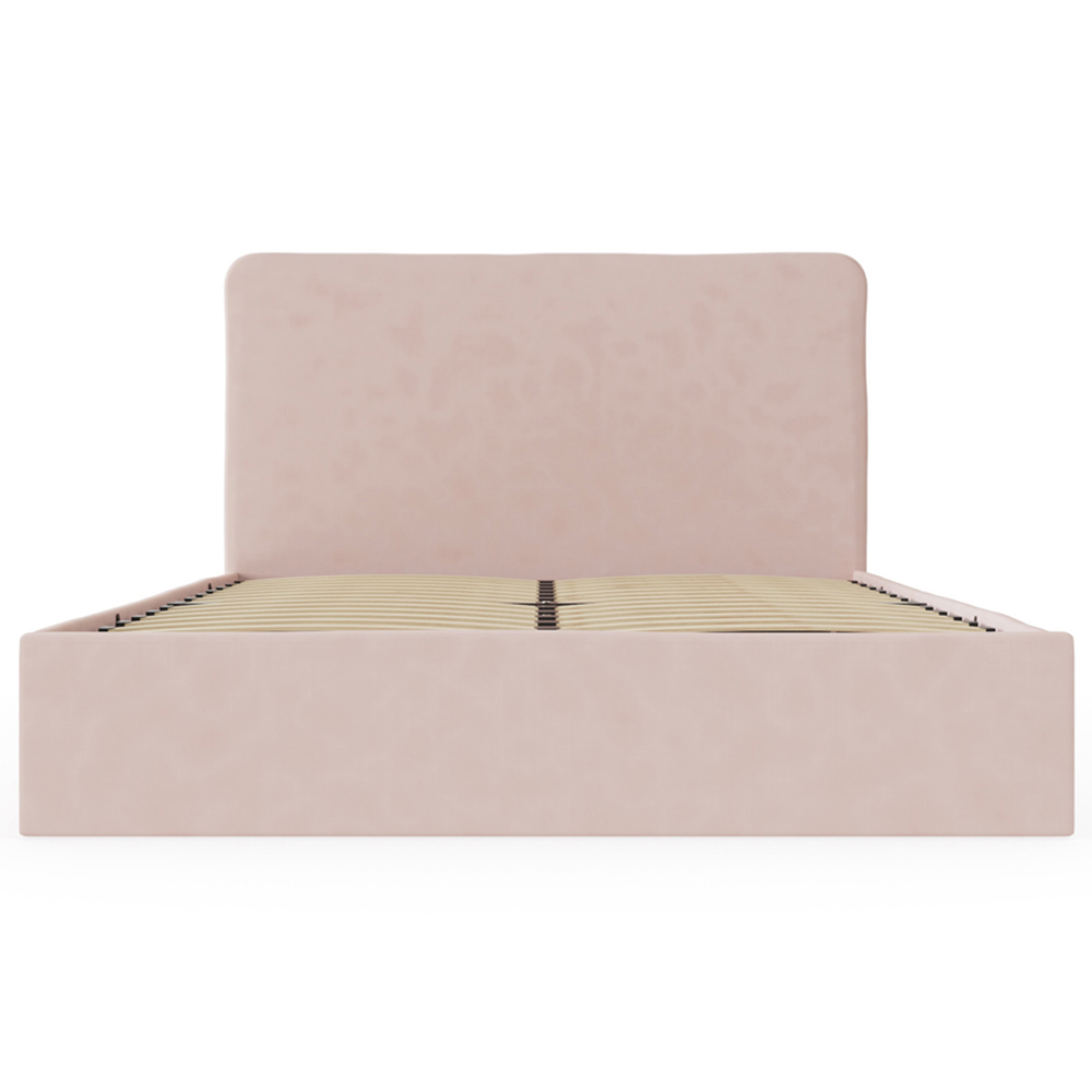 GFW Chiswick Double Soft Pink Ottoman Bed with SC Pocket Sprung Mattress Image 4