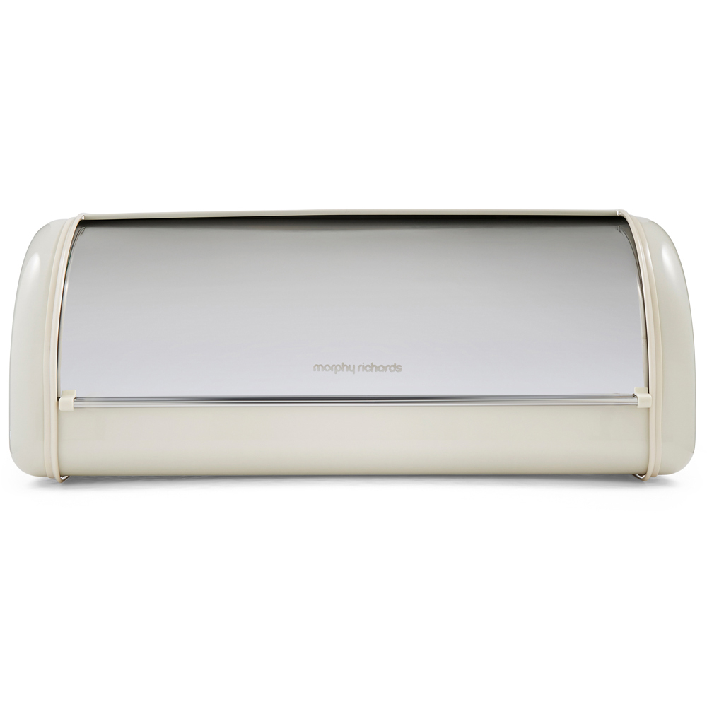 Morphy Richards Equip 12L Cream Roll Front Bread Bin Image 3