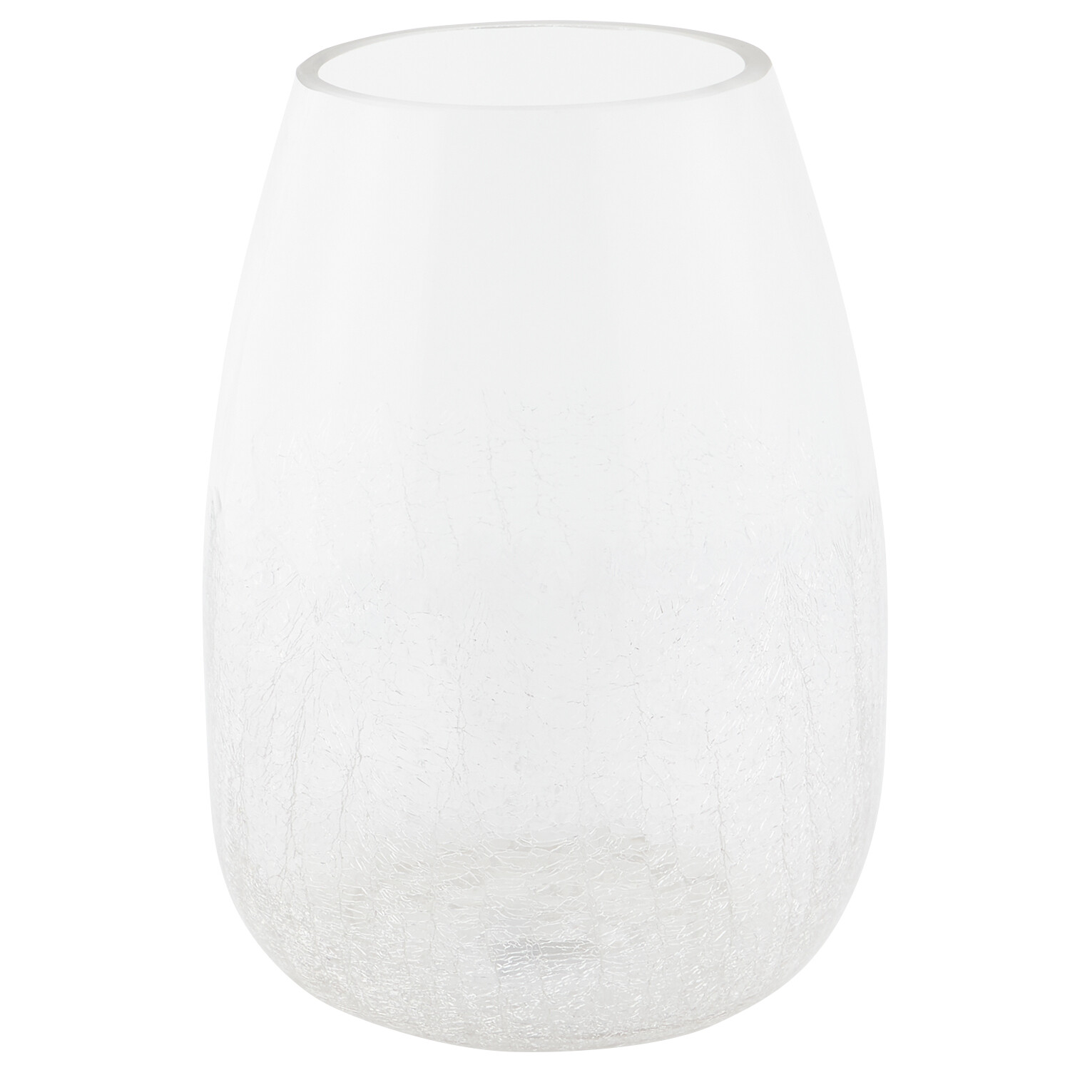 Modern Crackle Vase Clear Image 2