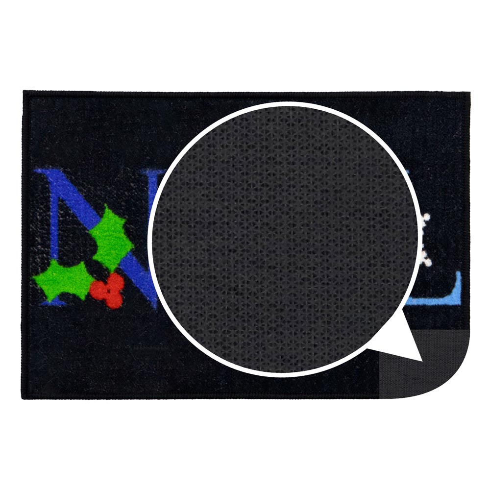 JVL Festive Christmas Noel Machine Washable Indoor Doormat 40 x 57cm Image 6