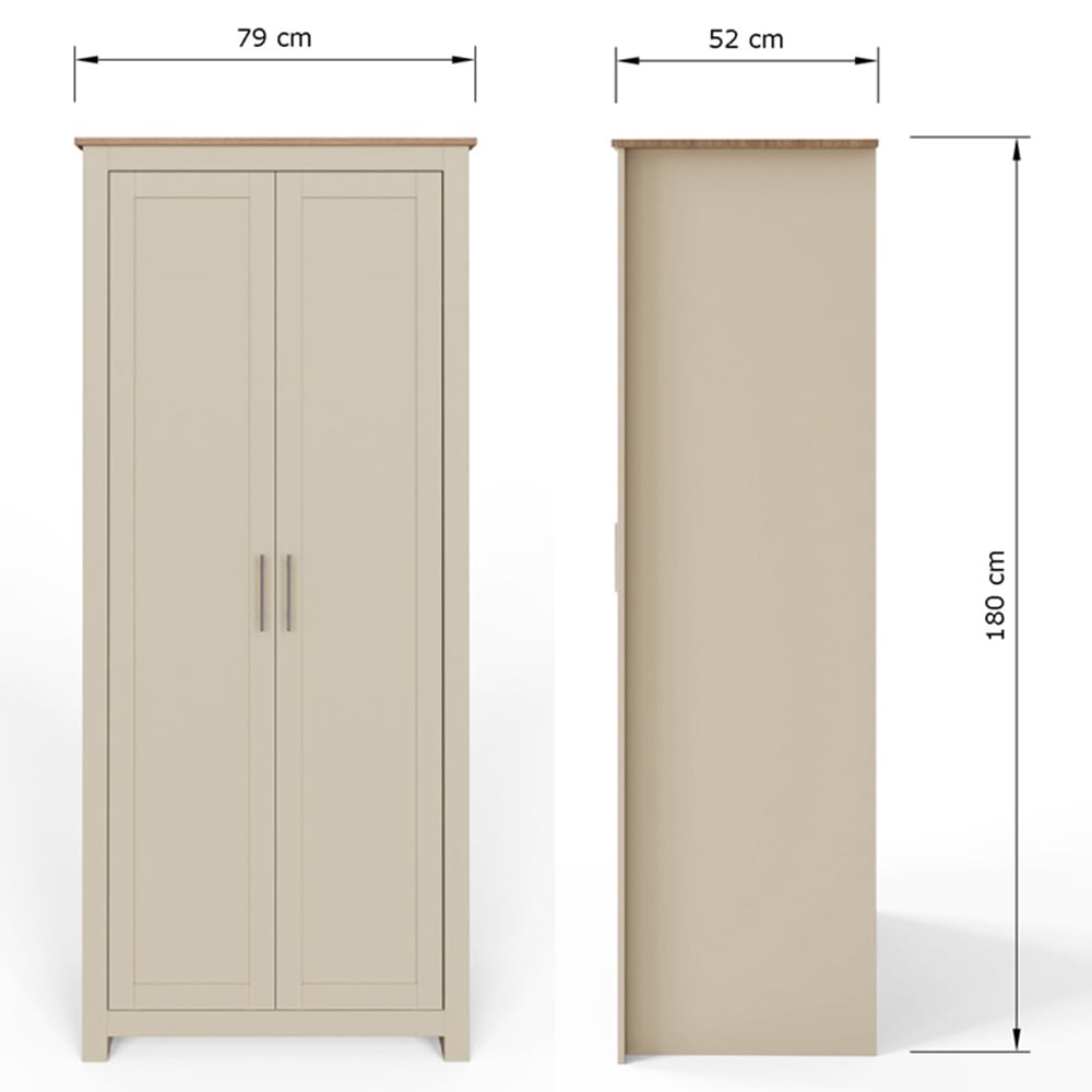 GFW Lancaster Cream 3 Piece Bedroom Furniture Set Image 7