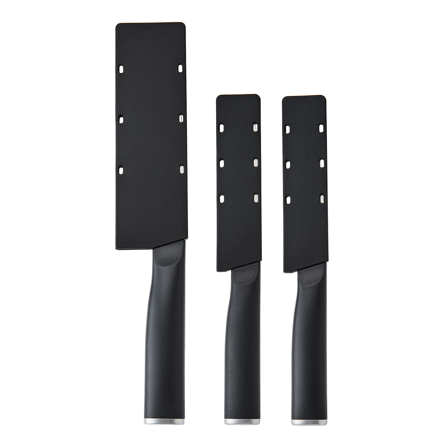Pack of 3 Kitchen Aid Knife Set - Black Image 5