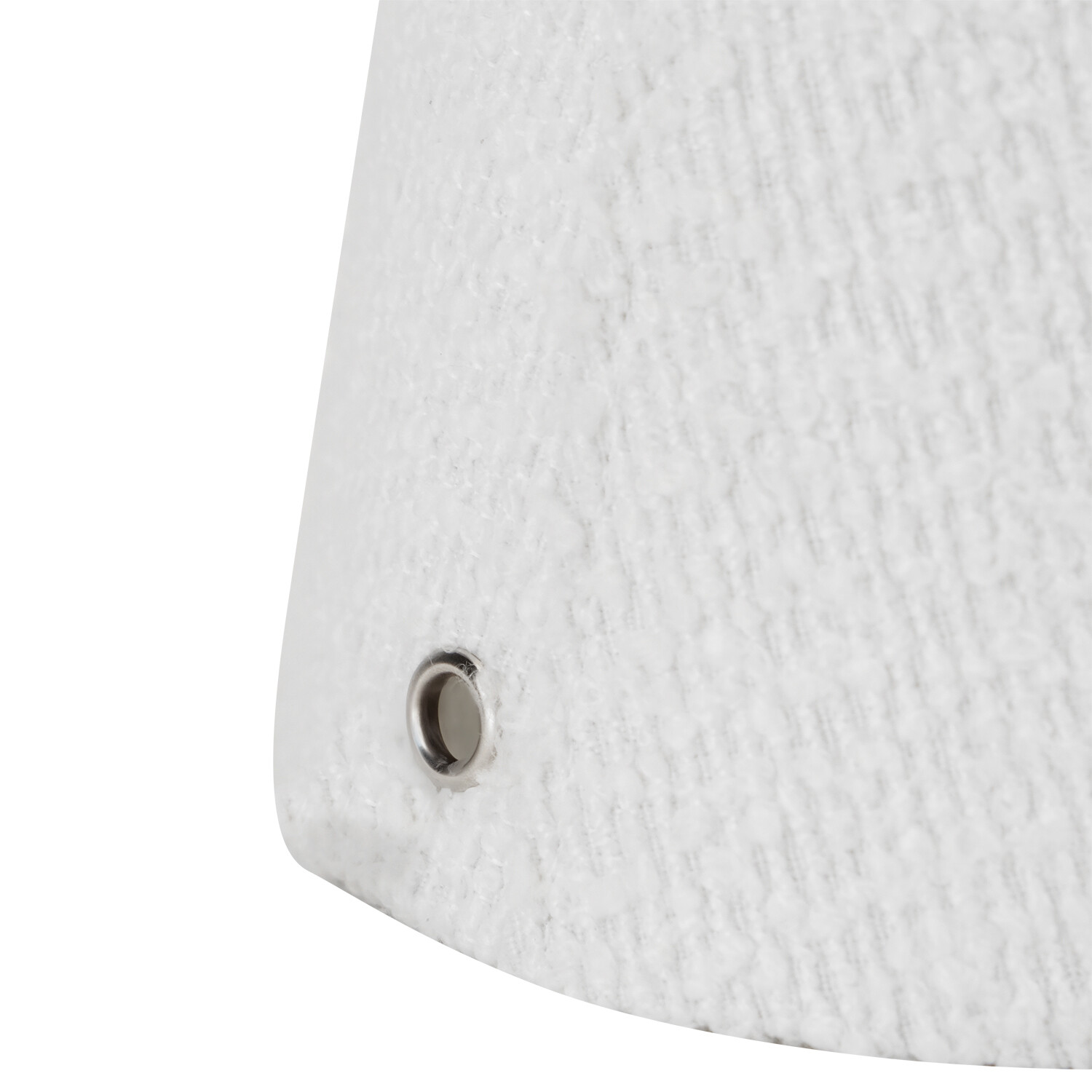 Cream Boucle Effect Table Lamp - Cream Image 5