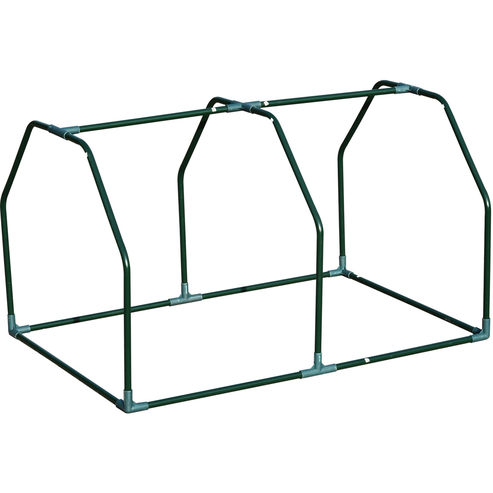Outsunny Plastic Mesh Cover 3.2 x 2.3ft Mini Greenhouse Image 3